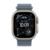 Apple Watch Series Ultra 3 49mm Natural Titanium Case with Anchor Blue Ocean Band One Size